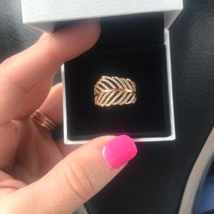 Pandora “light as a feather ring”